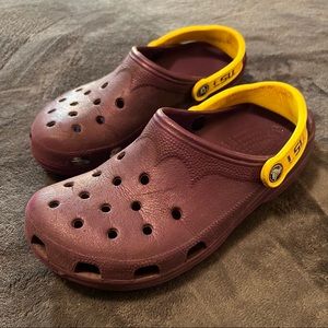 Crocs LSU Sandals- Size: 8-9 Men/ 10-11 Women
